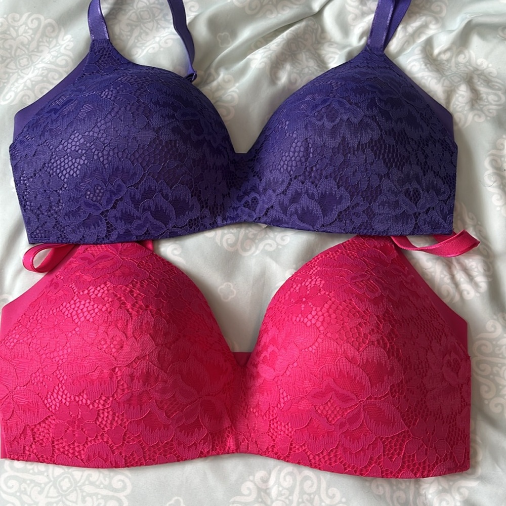 2 pack Knix Lace Wingwoman Contour Bra